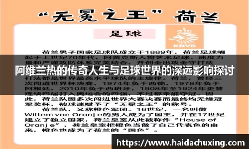 阿维兰热的传奇人生与足球世界的深远影响探讨