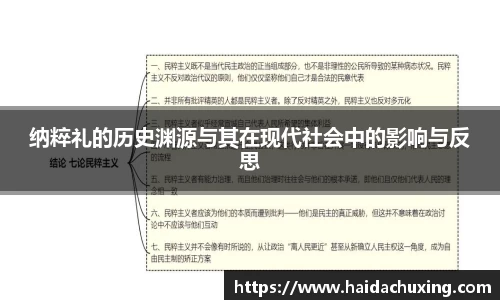 纳粹礼的历史渊源与其在现代社会中的影响与反思